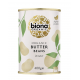 Konservuotos sviestinės pupelės, ekologiškos (400g)
